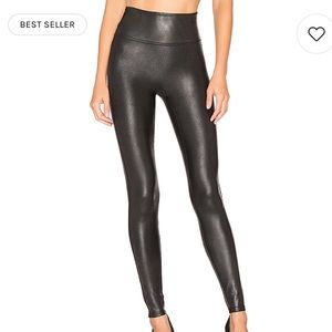 NEW Spanx leather leggings Size M